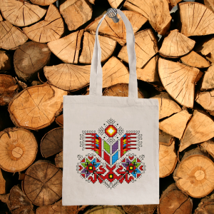 Торбичка от органичен памук- Дървото на живота