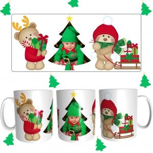 Коледна чаша с ваша снимка