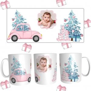 Коледна чаша с ваша снимка