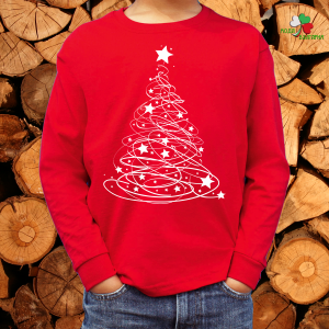 Детска коледна блуза- елха