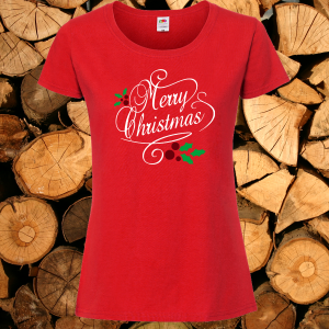 Коледна забавна тениска-  Merry Christmas