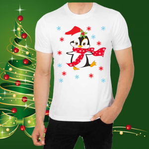 Мъжка коледна забавна тениска