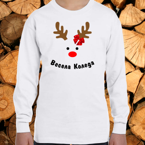 Детска  блуза-Весела Коледа 