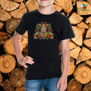 Детска черна тениска - Кукер