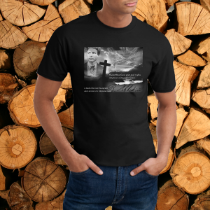 Черна мъжка тениска - Васил Левски